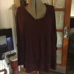 Burgundy color free people